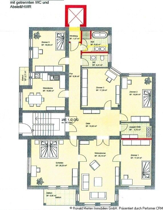 Immobilienmakler Erfurt: Variante 1 Vollgeschoss