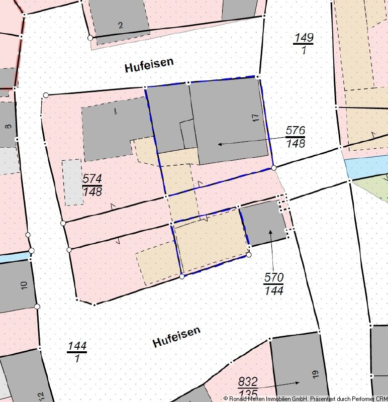 Immobilienmakler Erfurt: Ausschnitt Flurkarte