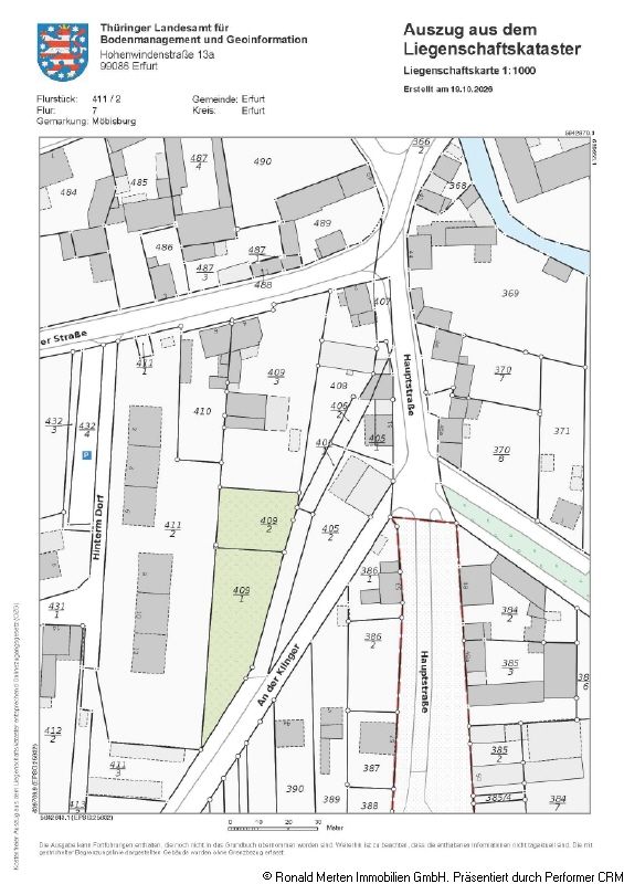 Immobilienmakler Erfurt: Flurkarte