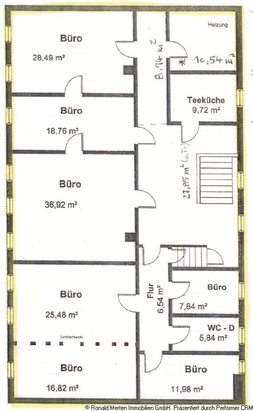 Immobilienmakler Erfurt: Grundriss OG 2