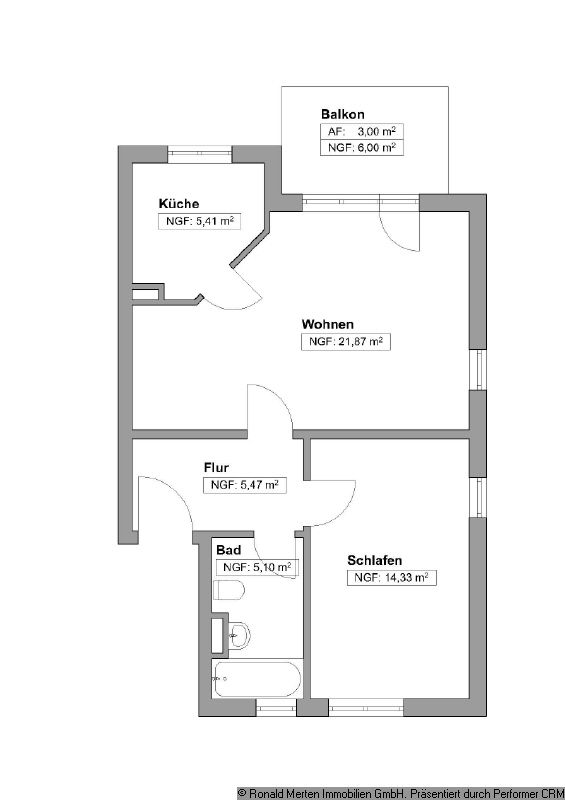 Immobilienmakler Erfurt: Grundriss NEU-NBW18 EG