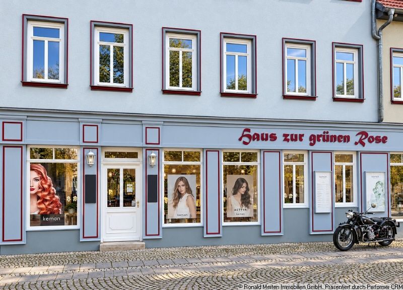 Immobilienmakler Erfurt: Laden-Straßenansicht