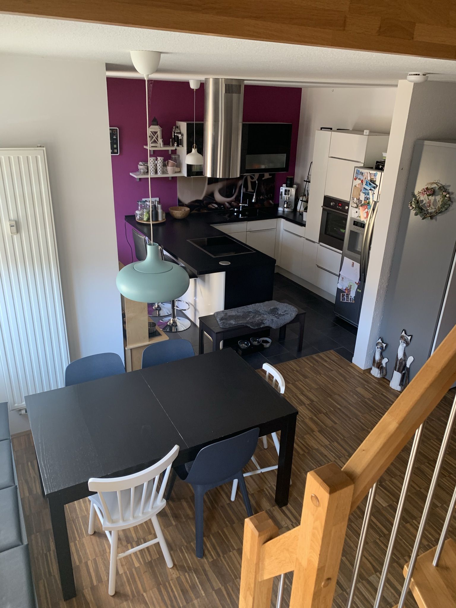 Immobilienmakler Erfurt: Küche-Essen untere Ebene