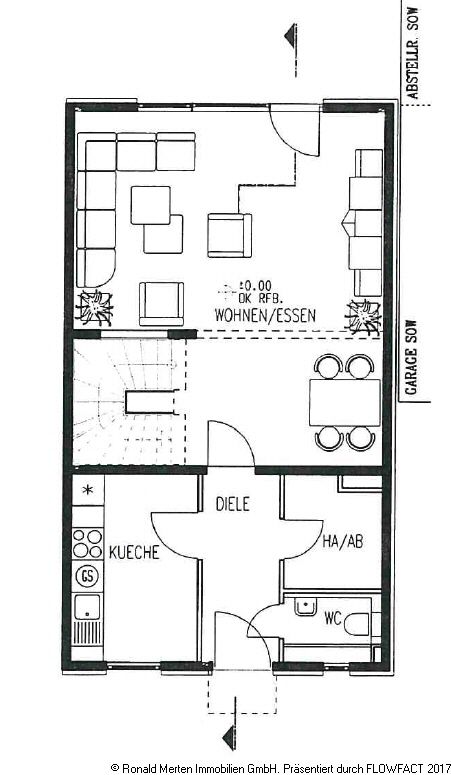 Immobilienmakler Erfurt: Grundriss Erdgeschoss