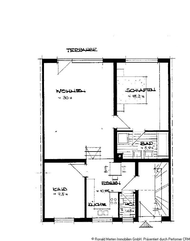 Immobilienmakler Erfurt: Grundriss Wohnung