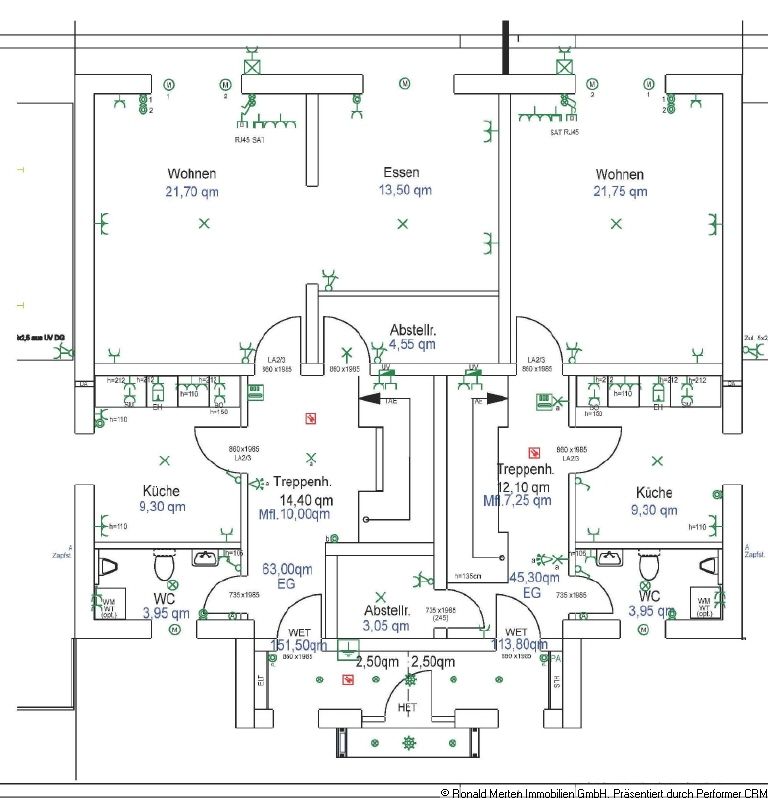 Immobilienmakler Erfurt: Grundriss EG gesamt