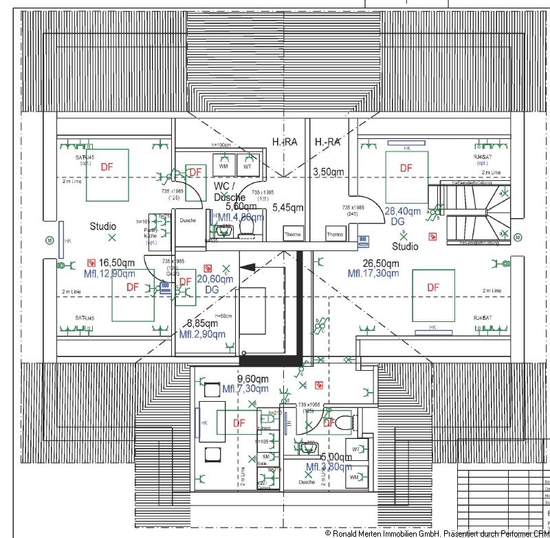 Immobilienmakler Erfurt: Grundriss DG gesamt