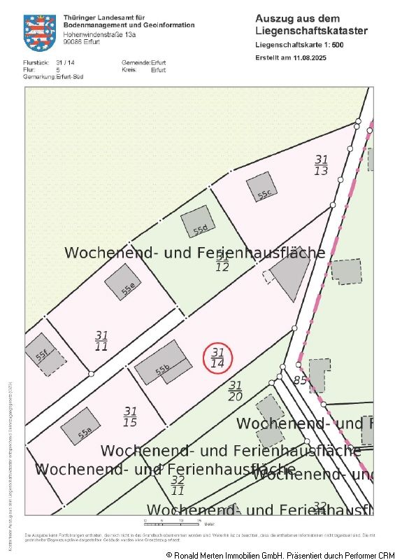 Immobilienmakler Erfurt: Flurkarte