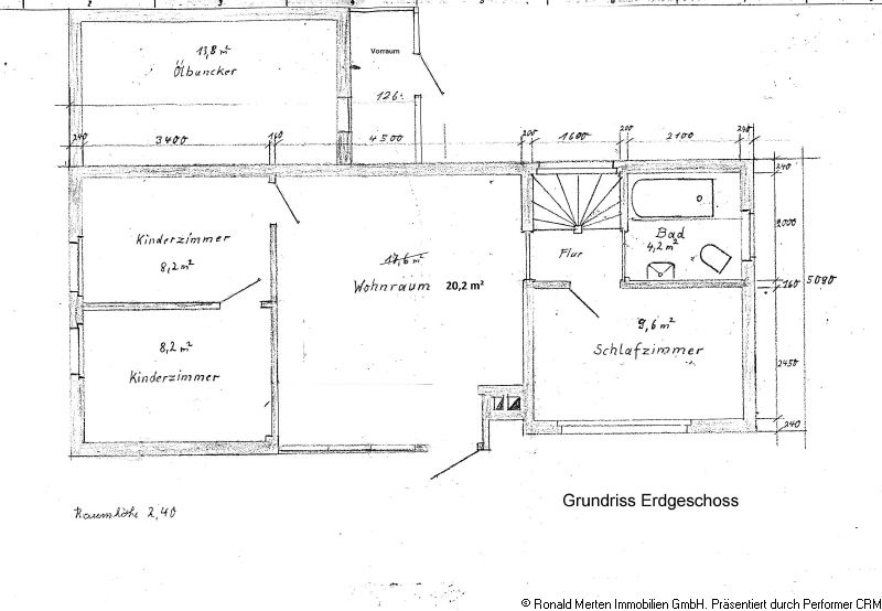 Immobilienmakler Erfurt: Grundriss Erdgeschoss