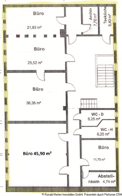 Immobilienmakler Erfurt: Grundriss OG 1