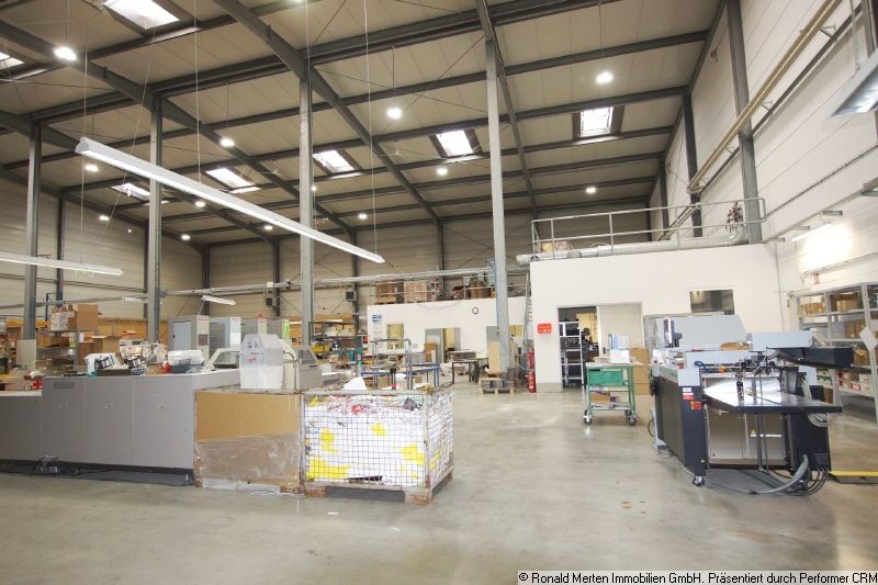 Immobilienmakler Erfurt: sep Bereich in Produktionshalle