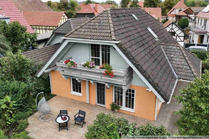 Immobilienmakler Erfurt: Luftbild Gartenseite_bearbeitet