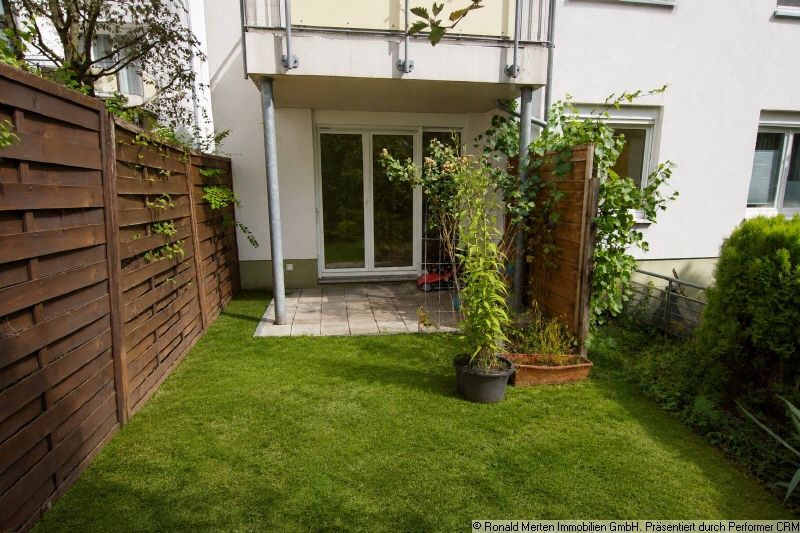 Immobilienmakler Erfurt: Blick auf die Terrasse
